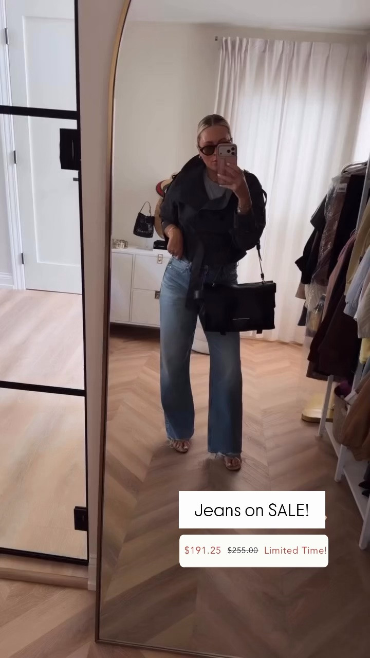 Best selling jeans rn! NEW arrivals for fall! Jacket is so good! Jeans I have tts + sized up for baggy fit option too!

Fall style. Fall outfits. Fall jackets. Fall2026. Bag. Leather bag. Fall trends. Baggy jeans.

#LTKSaleAlert #LTKSeasonal #LTKootd
