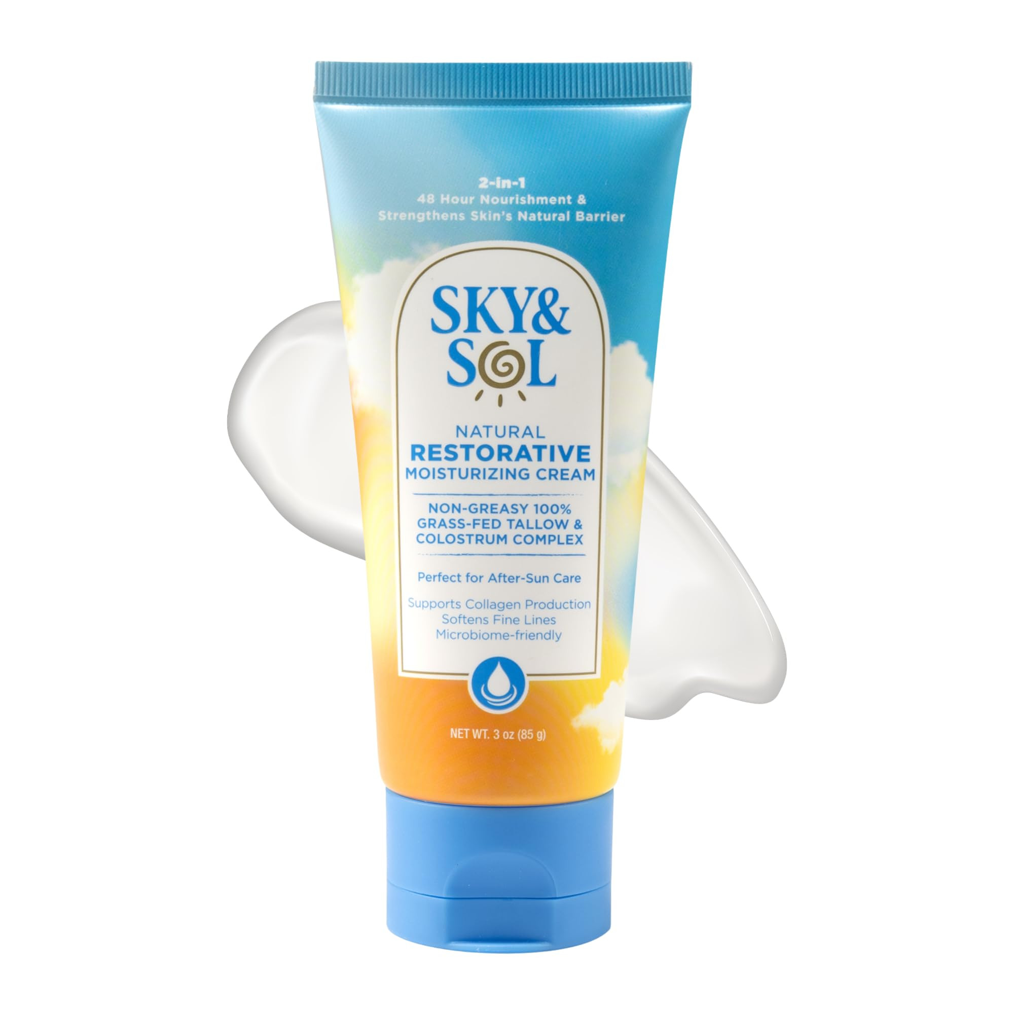 Sky and Sol Everything Cream | 100% Grass Fed Beef Tallow Moisturizer for Face and Body | Day & N... | Amazon (US)