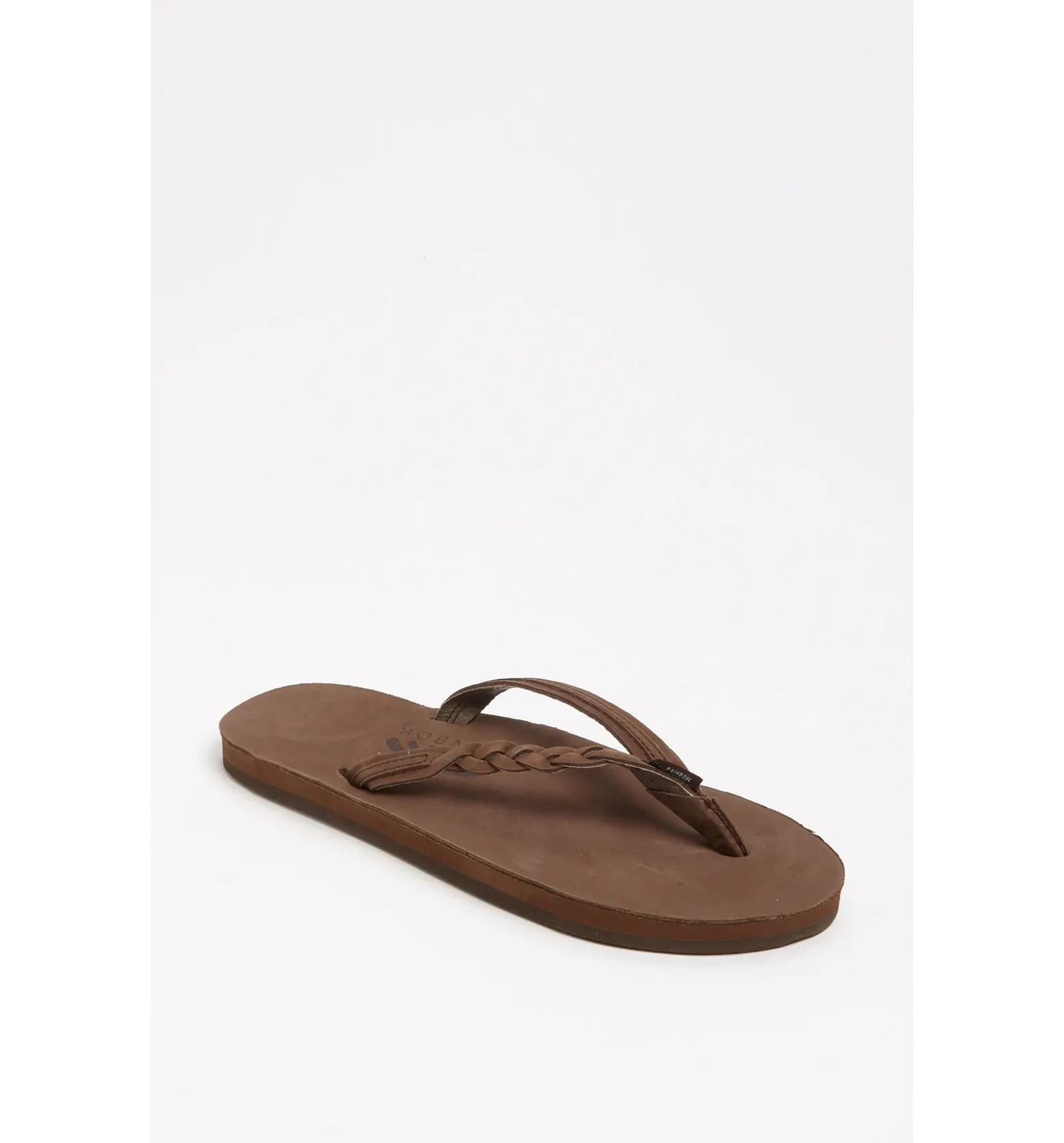 Rainbow 'Flirty' Braided Leather Flip Flop (Women) | Nordstrom