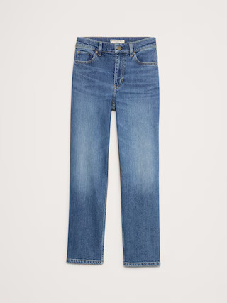 High-Rise Straight Ankle Jean | Banana Republic | Banana Republic (US)