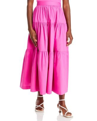 STAUD Sea Tiered Maxi Skirt Back to Results -  Women - Bloomingdale's | Bloomingdale's (US)