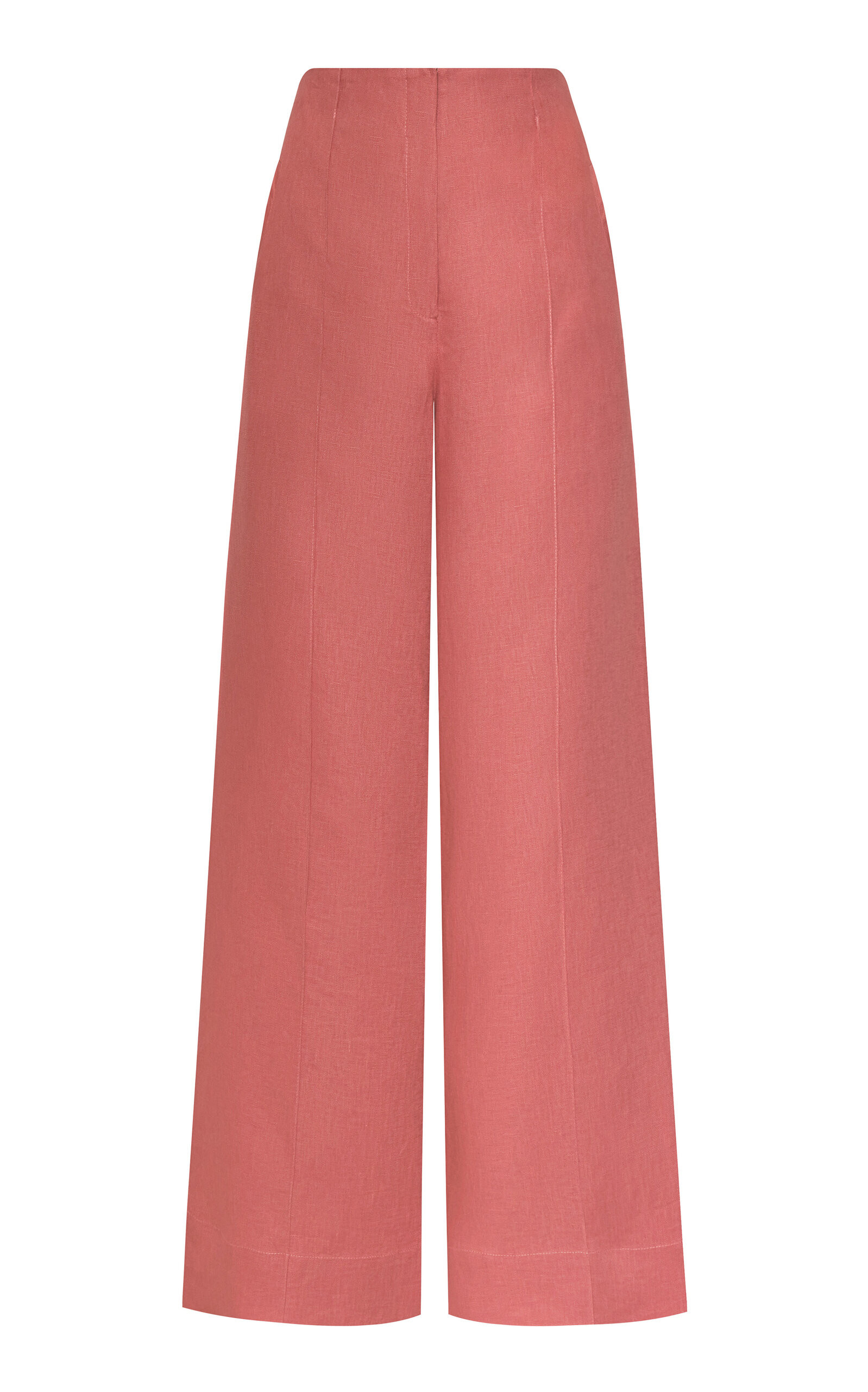 La Promesa High-Rise Linen Wide-Leg Pants | Moda Operandi (Global)