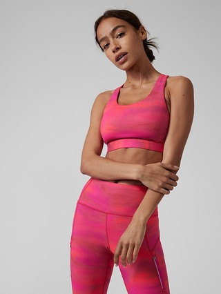 Ultimate Printed Bra D&#45DD+ | Athleta