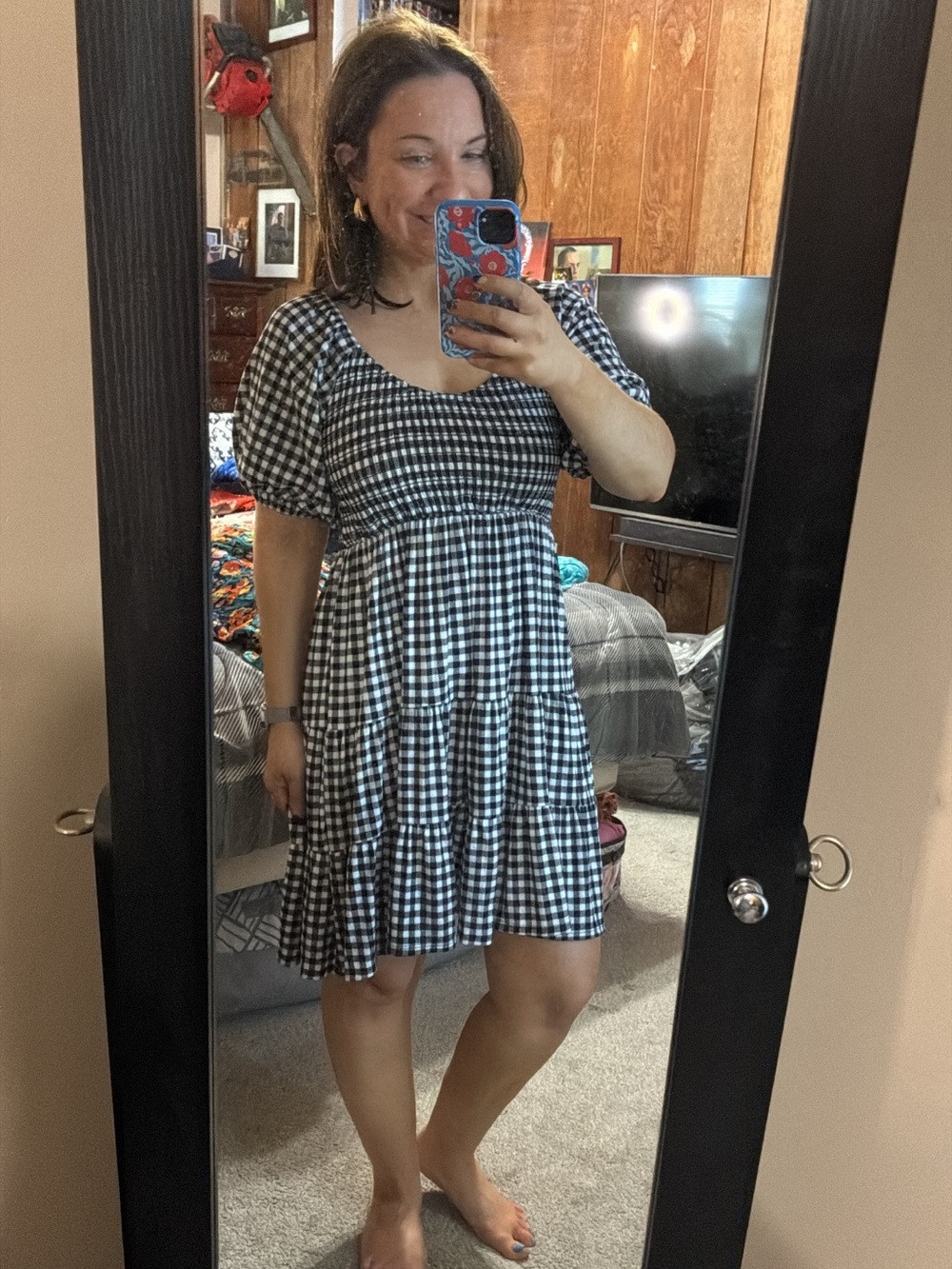 NWOT plaid black and white dress | Poshmark