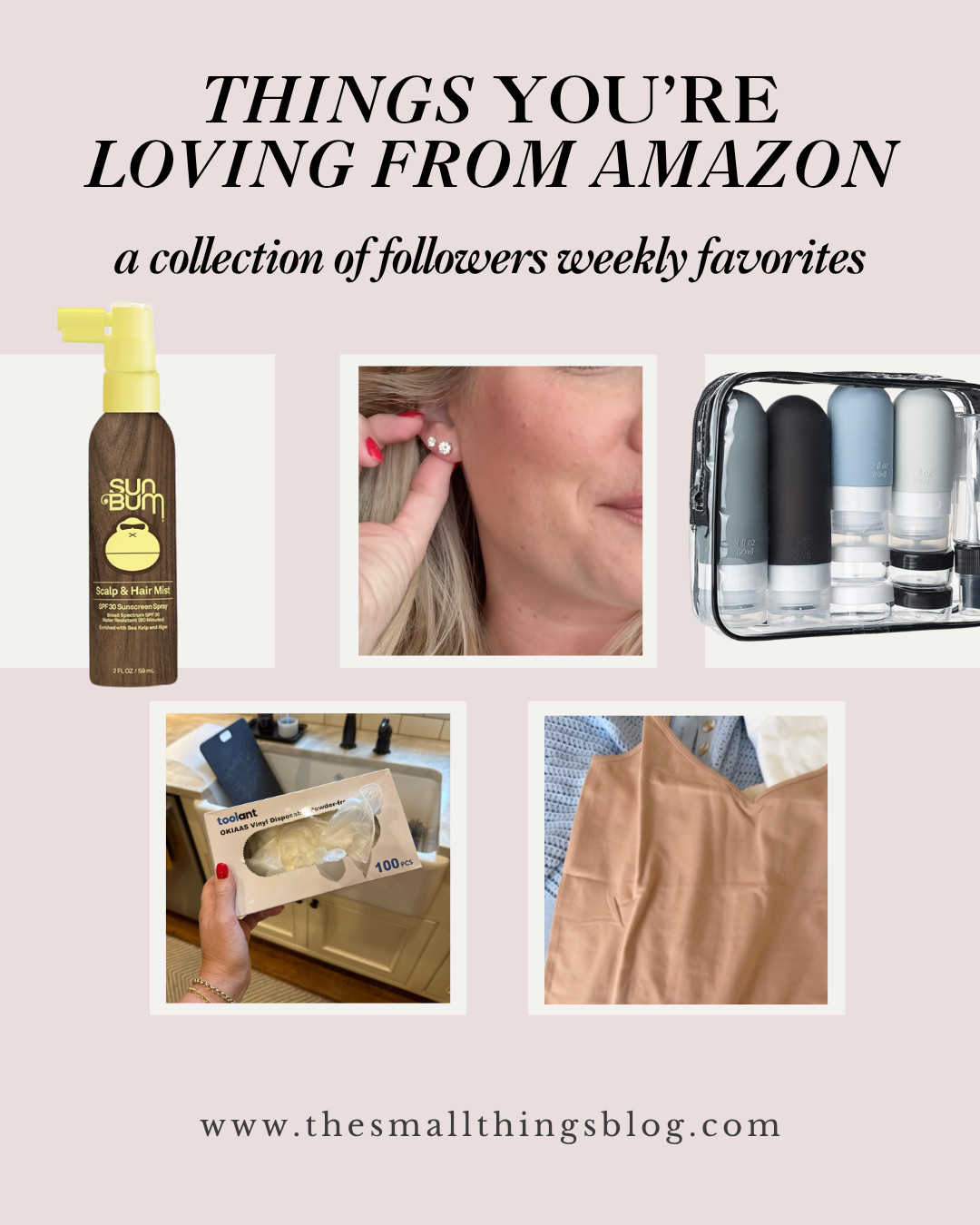 Things you're loving from amazon, followers top five favorite products i talked about this past week! 

 

#LTKActive #LTKHome #LTKTravel