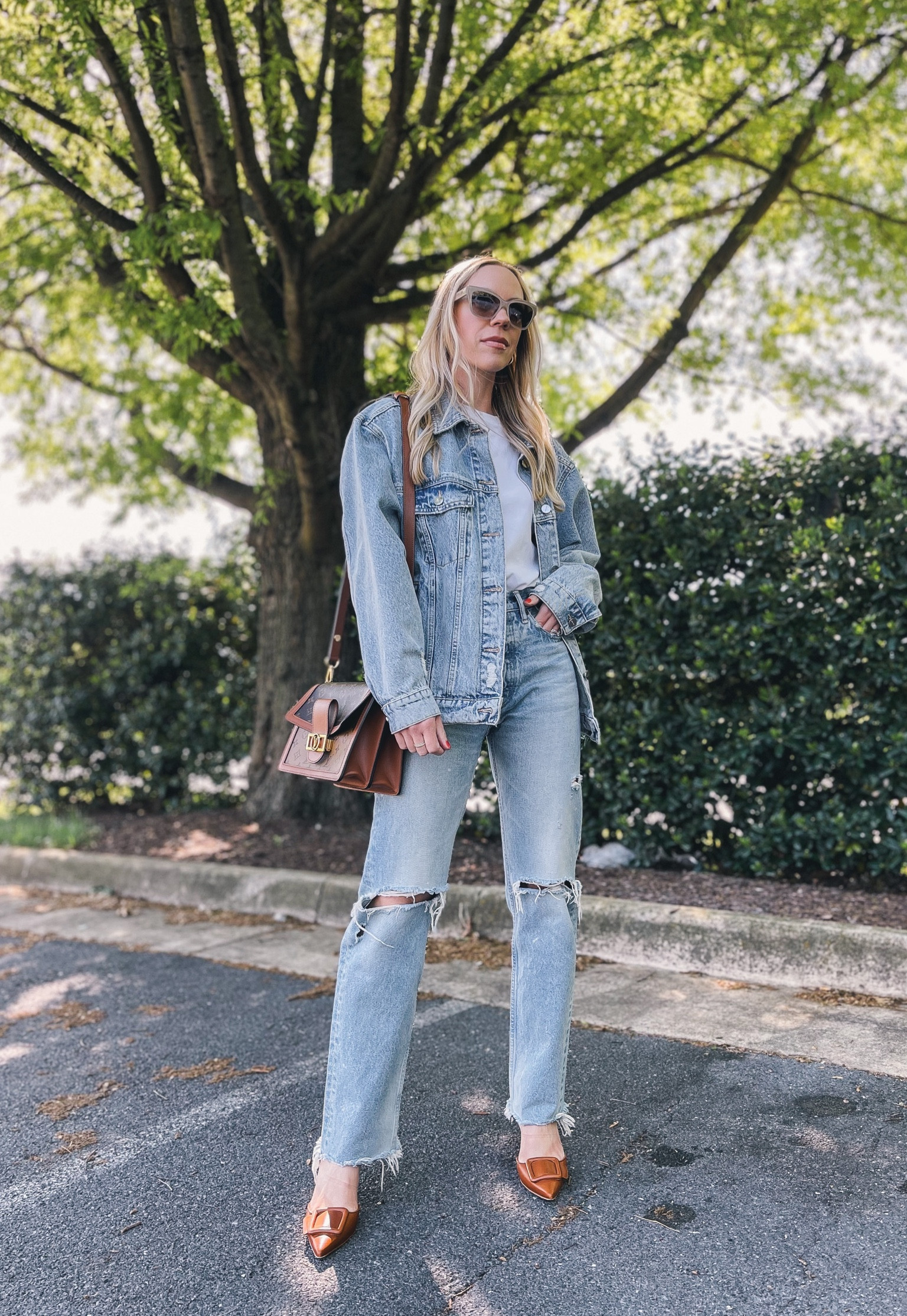 Rory Denim Jacket in Vintage Blue curated on LTK