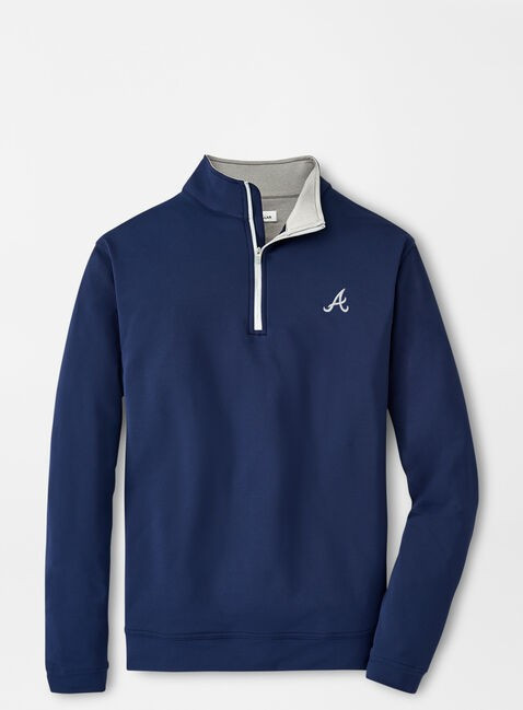 Atlanta Braves Perth Performance Quarter-Zip | Peter Millar