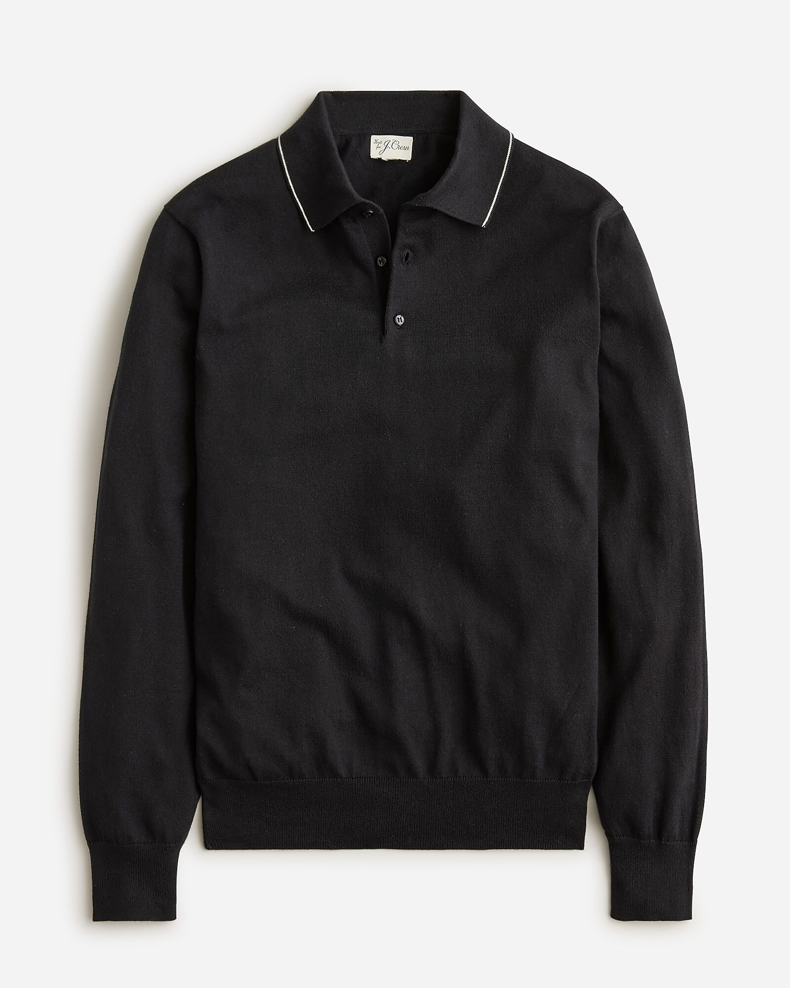 Heritage cotton tipped sweater-polo | J. Crew US