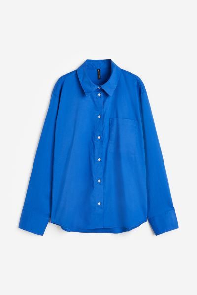 Cotton poplin shirt | H&M (UK, MY, IN, SG, PH, TW, HK)