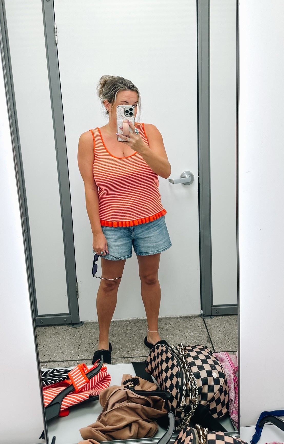 Free Assembly tank on clearance!  Shorts are AE sold out!

#LTKdayinmylife #LTKootd #LTKmomlife