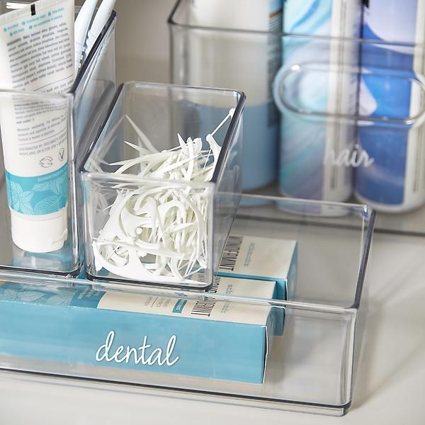 THE HOME EDIT Tall Bin Organizer Clear | The Container Store