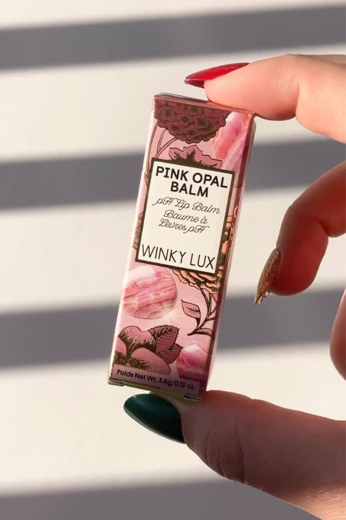 Pink Opal Balm from @winky_lux #gifted

A color-changing, hydrating balm with a subtle shimmer that makes your lips pop! 💕 Infused with ceramides and a delicious raspberry vanilla scent, it’s the ultimate go-to for a natural, glowy look. Perfect for every day or when you just want that extra touch of magic! 💋

Thank you @beautytapofficial and Winky Lux for sending this product! 
.
.
.
.

#winkylux #beautyugc #ugc #makeuplover #lipbalm #glowyskin #beautygram #makeuptips #skincareandmakeup #makeupaddict #pinkmakeup #lipcare #lipbalmlove #cleanbeauty #phbalm #shinyglow #beautycommunity #beautyfavorites #makeuptutorial #glowmakeup #dailybeauty #makeupblogger #lipstain #makeupessentials #beautygoals #raspberryvanilla