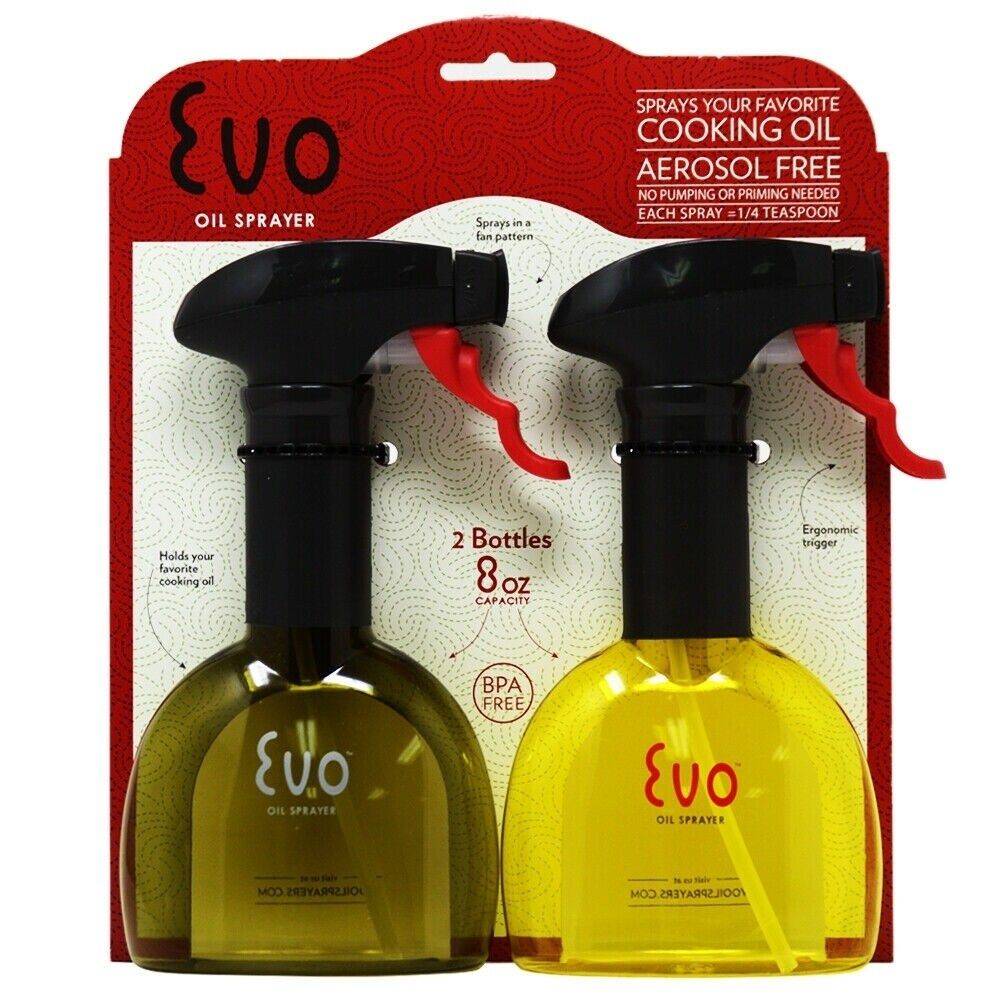 Evo Oil Sprayer Green/Yellow Non-Aerosol for Cooking Classic Shape 8oz | Bed Bath & Beyond