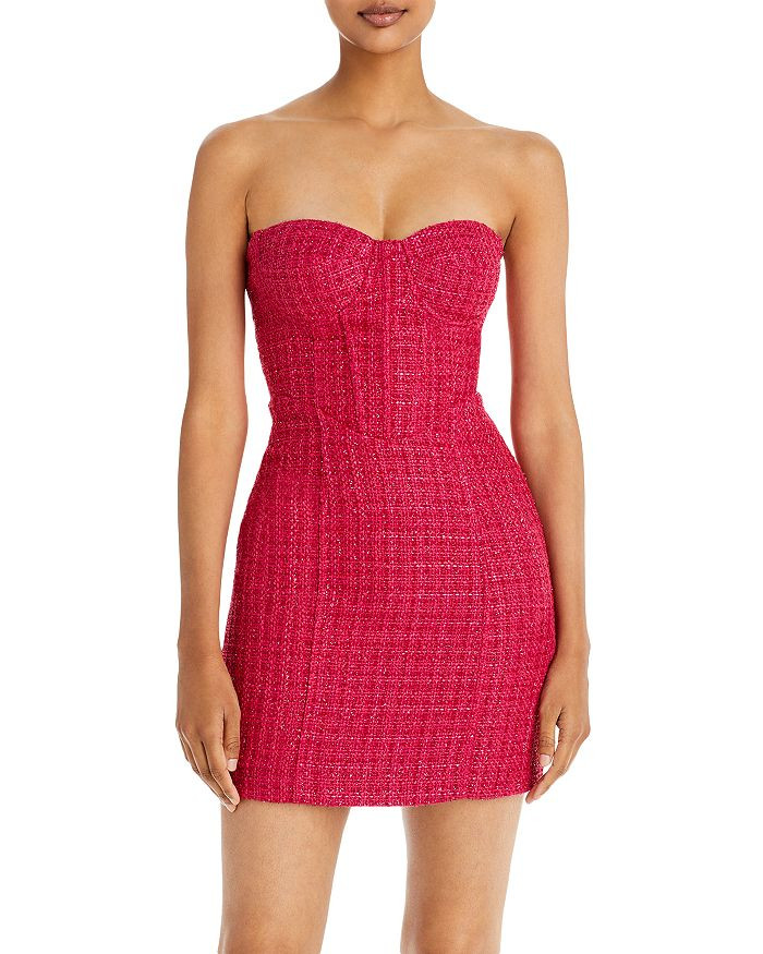 AQUA Tweed Bustier Dress - 100% Exclusive Women - Bloomingdale's | Bloomingdale's (US)