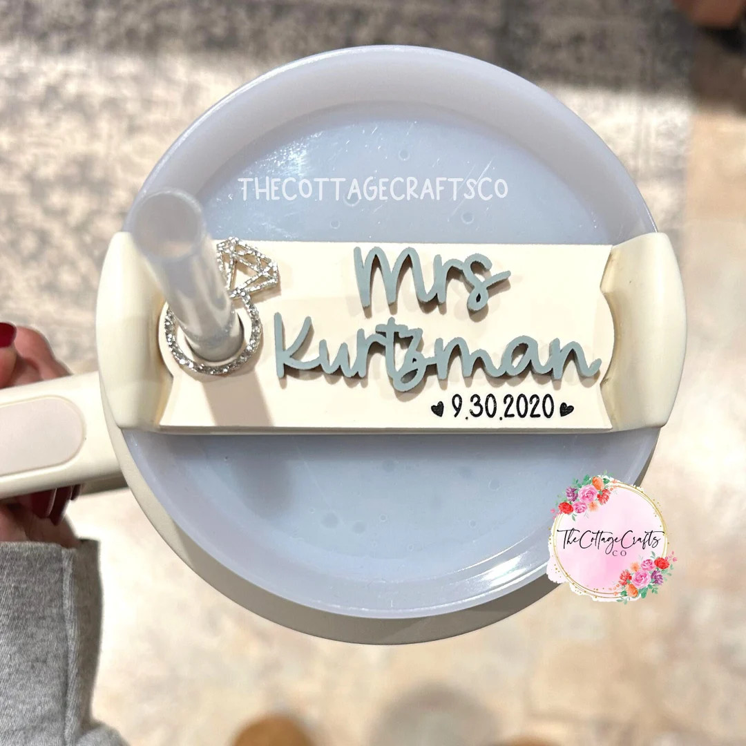 Mrs Tumbler Tag, Wifey Name Plate, Future Mrs Personalized Name Plate, Gifts for Her,tumbler Name... | Etsy (US)