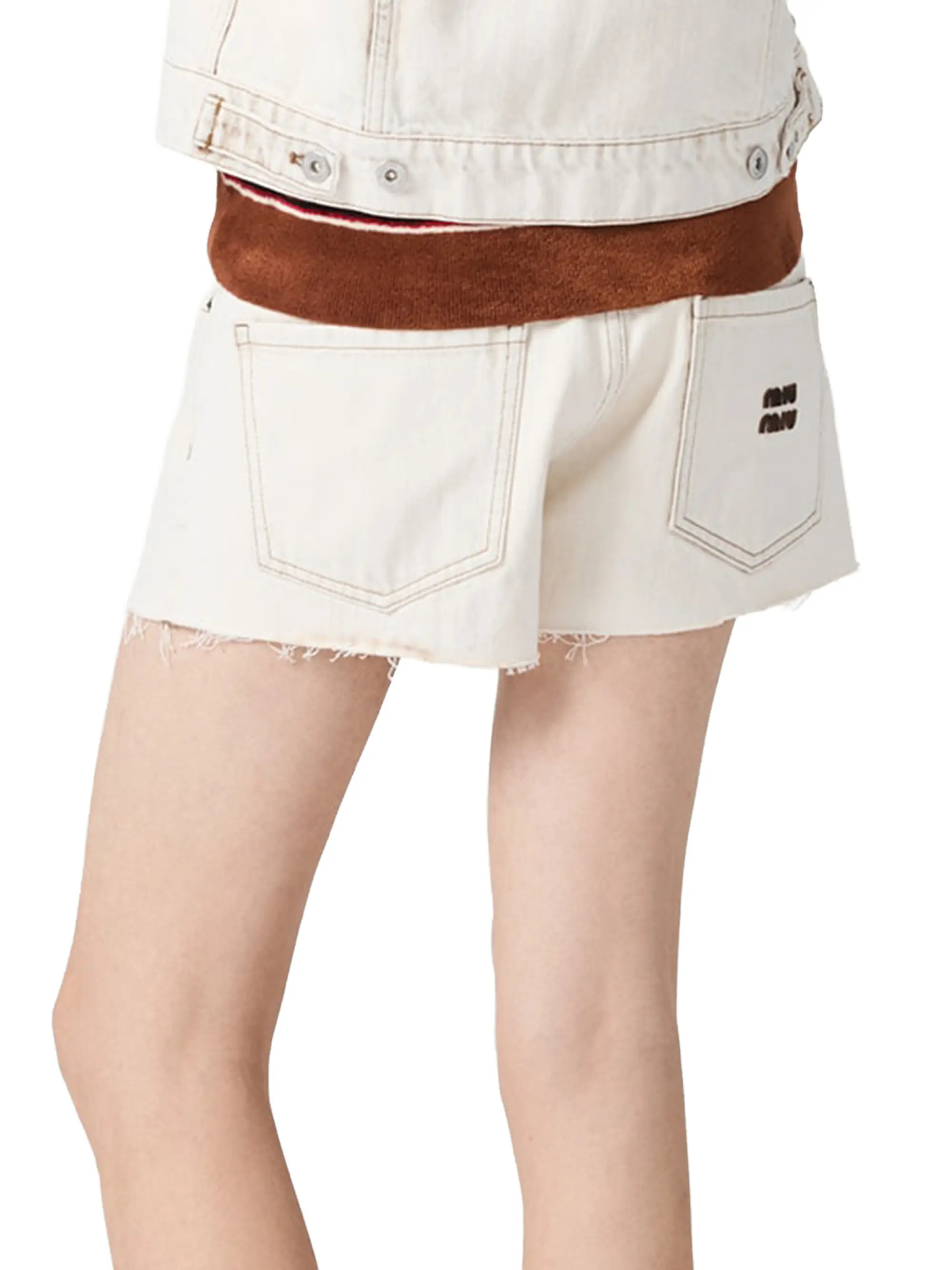 Miu Miu Denim Shorts | Saks Fifth Avenue | Saks Fifth Avenue