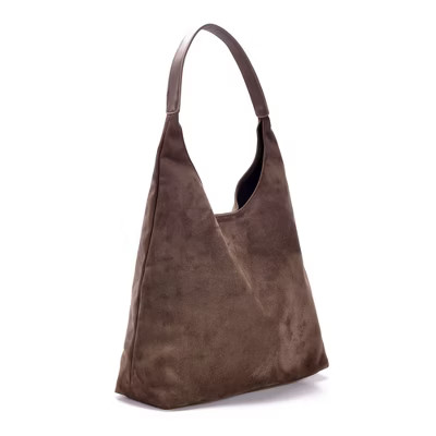 Adornia Dark Brown Slouchy Shoulder Bag | Target