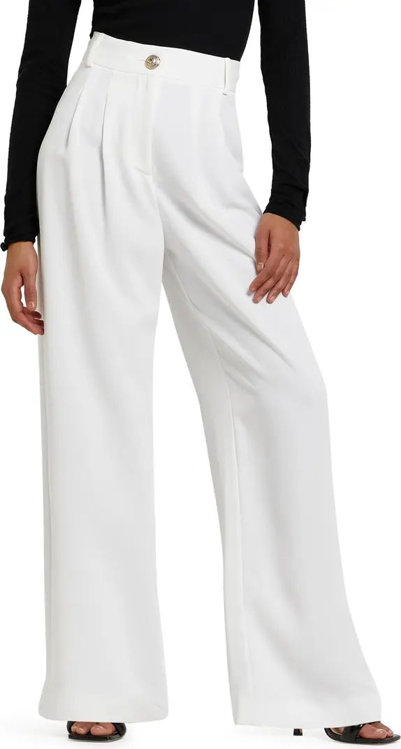 Elastic Waist Wide Leg Pants | Nordstrom