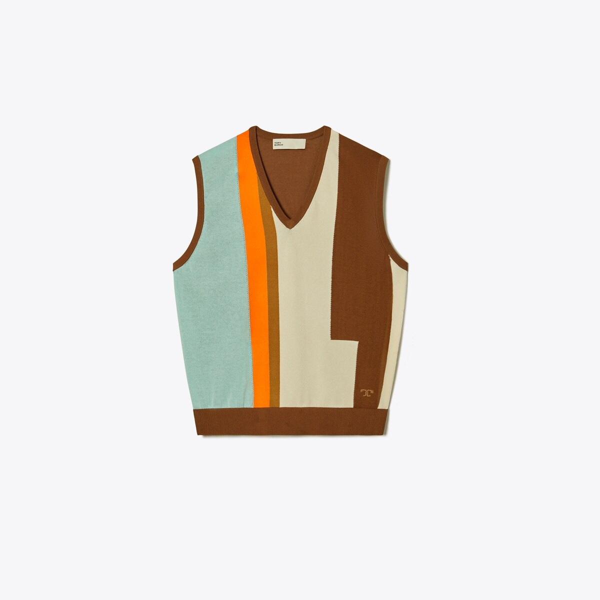 COLORBLOCK SWEATER VEST | Tory Burch (US)