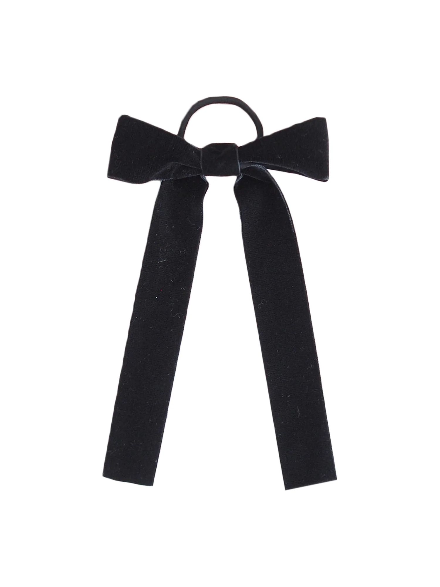 'Priscilla' Black Bow Hair Tie | Goodnight Macaroon