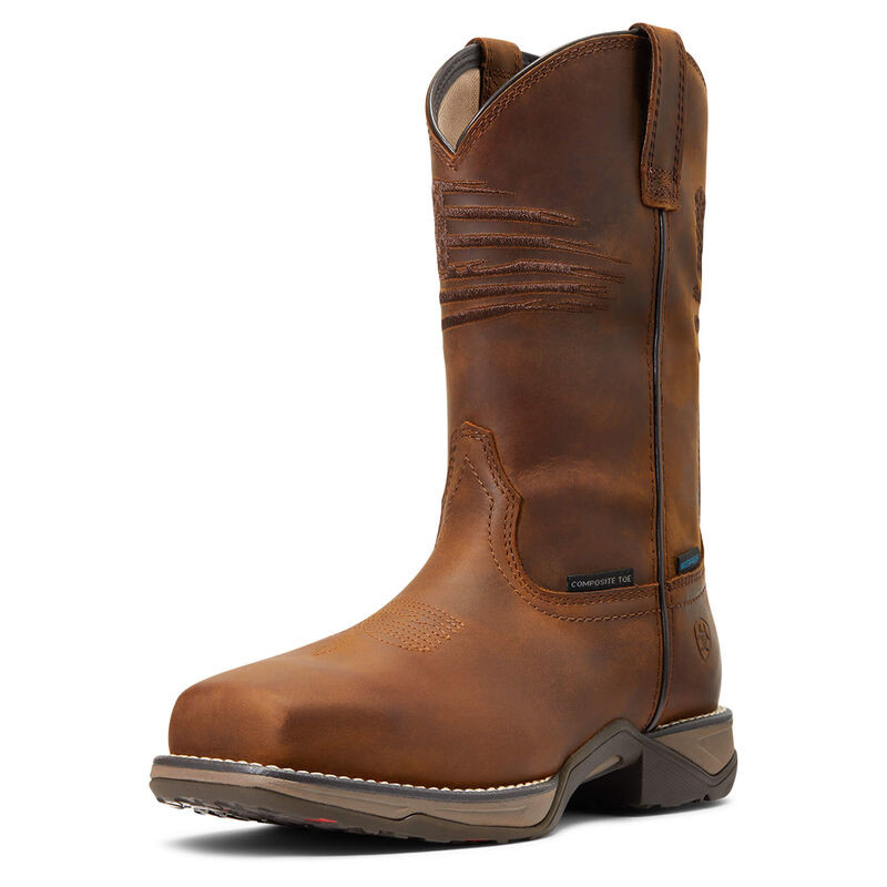 Anthem Patriot Waterproof Composite Toe Work Boot | Ariat (US)