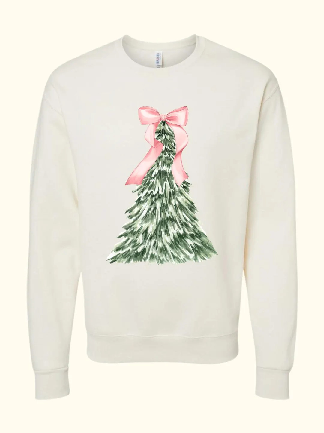 Christmas Bow Crewneck | Christmas Tree Pink Bow Sweatshirt | Christmas Bow Tee - Etsy | Etsy (US)