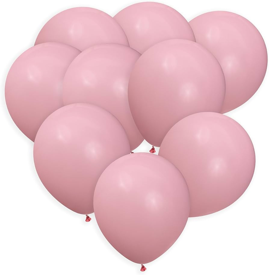 Light Pink Balloons 50 Pack, 12 Inch Light Pink Latex Balloons For Birthdays, Weddings, Baby Show... | Amazon (US)