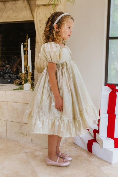 Mini Coco Dress in Gold | Ivy City Co