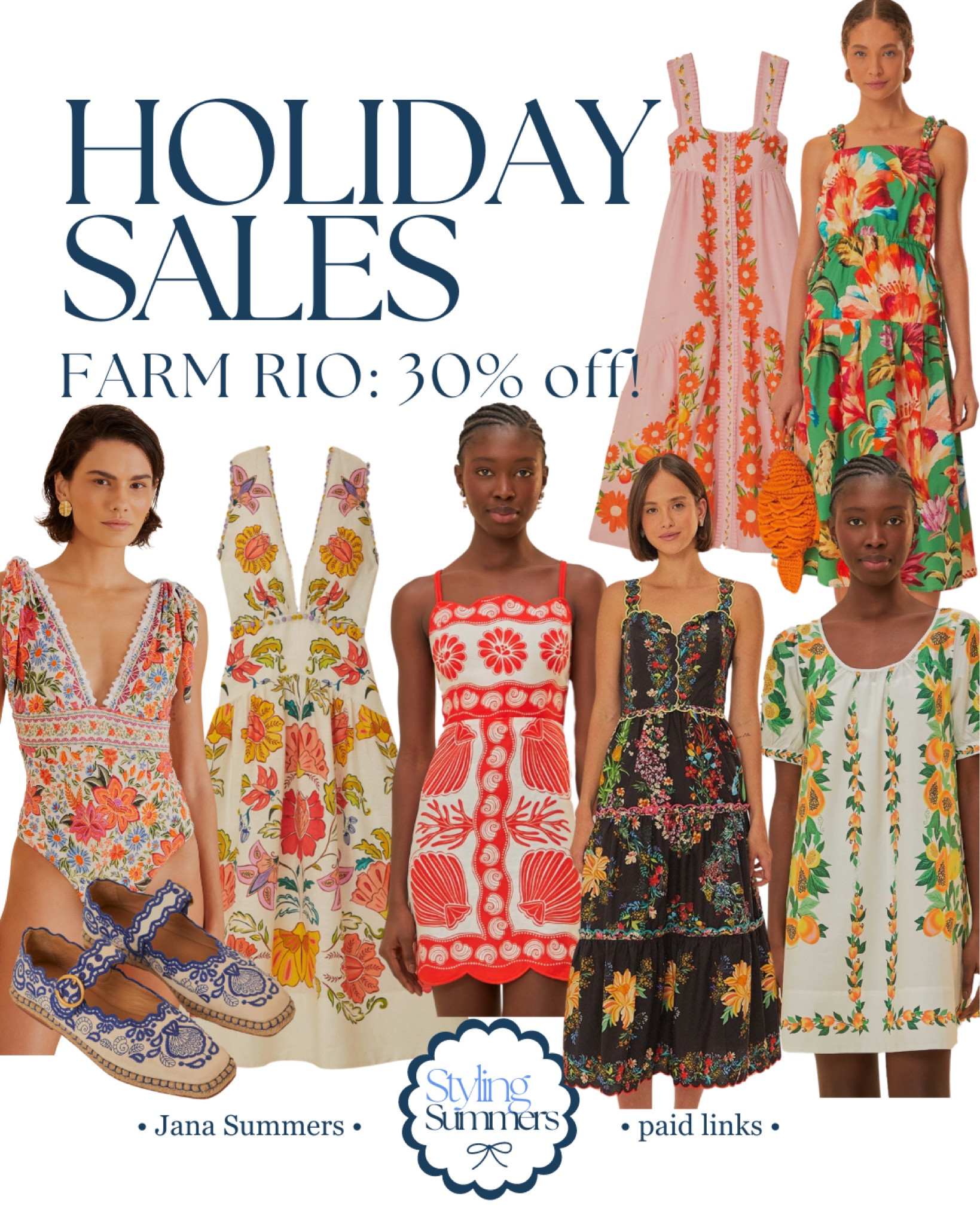 Farm Rio has a 30% off sale going on today! 