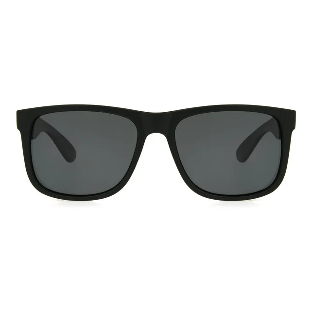 Foster Grant Mens Deep Dish Way Black Sunglasses | Walmart (US)