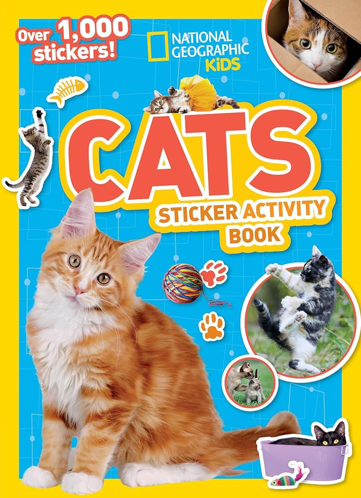 National Geographic Kids Cats Sticker Activity Book (NG Sticker Activity Books) | Amazon (US)