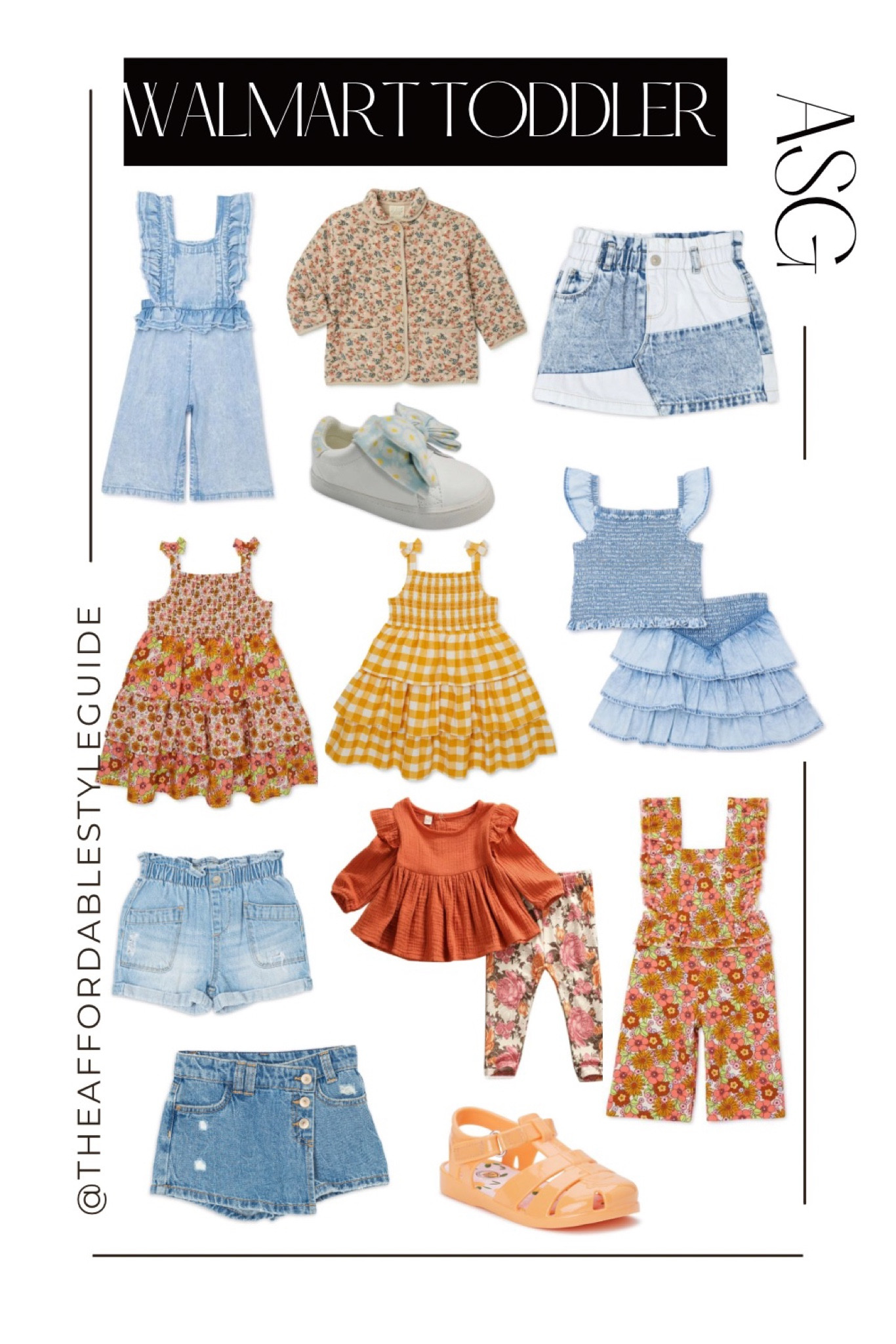 Walmart toddler girl spring & summer fashion outfits 

#LTKunder50 #LTKkids