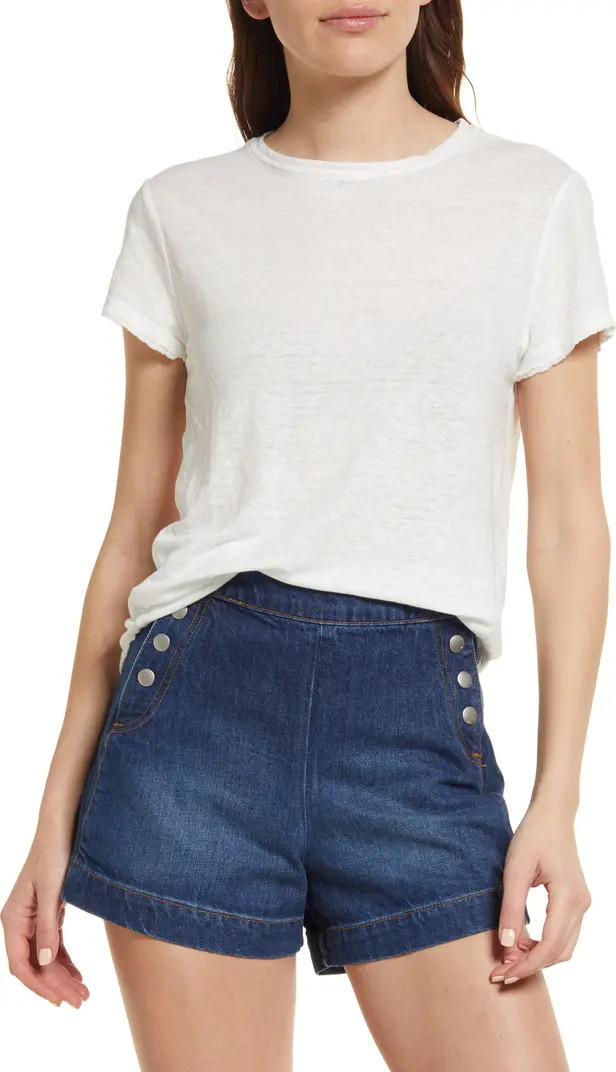 Easy True Organic Linen T-Shirt | Nordstrom