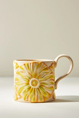 Lilypad Floral Mug | Anthropologie (US)
