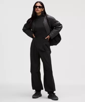 Nylon Pleat-Front High-Rise Pant | lululemon (AU)