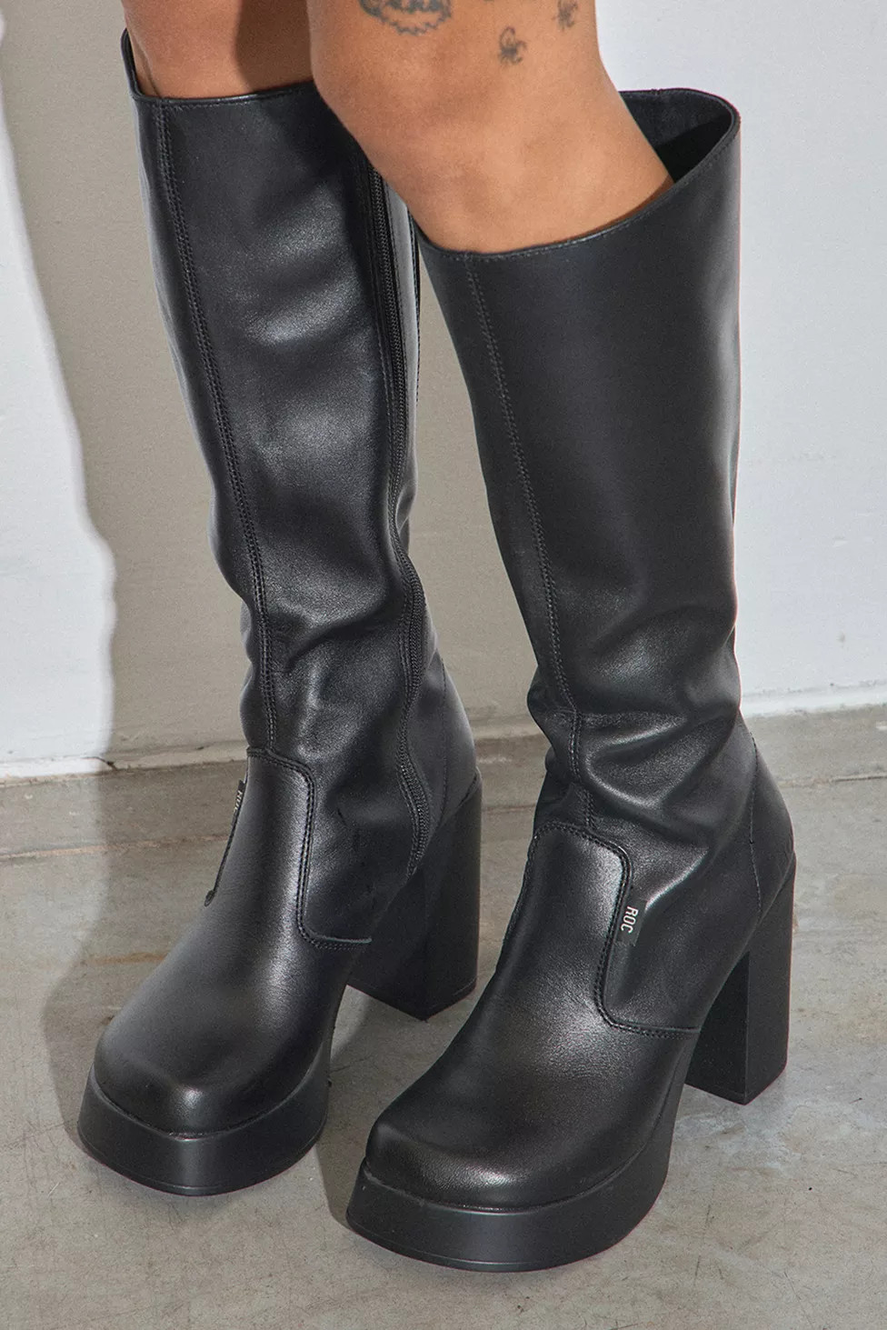 ROC Nebraska Leather Knee-High Boot | Urban Outfitters (US and RoW)