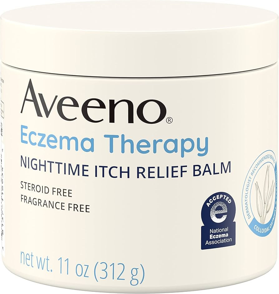 Amazon.com: Aveeno Eczema Therapy Nighttime Itch Relief Balm with Colloidal Oatmeal and Ceramide ... | Amazon (US)