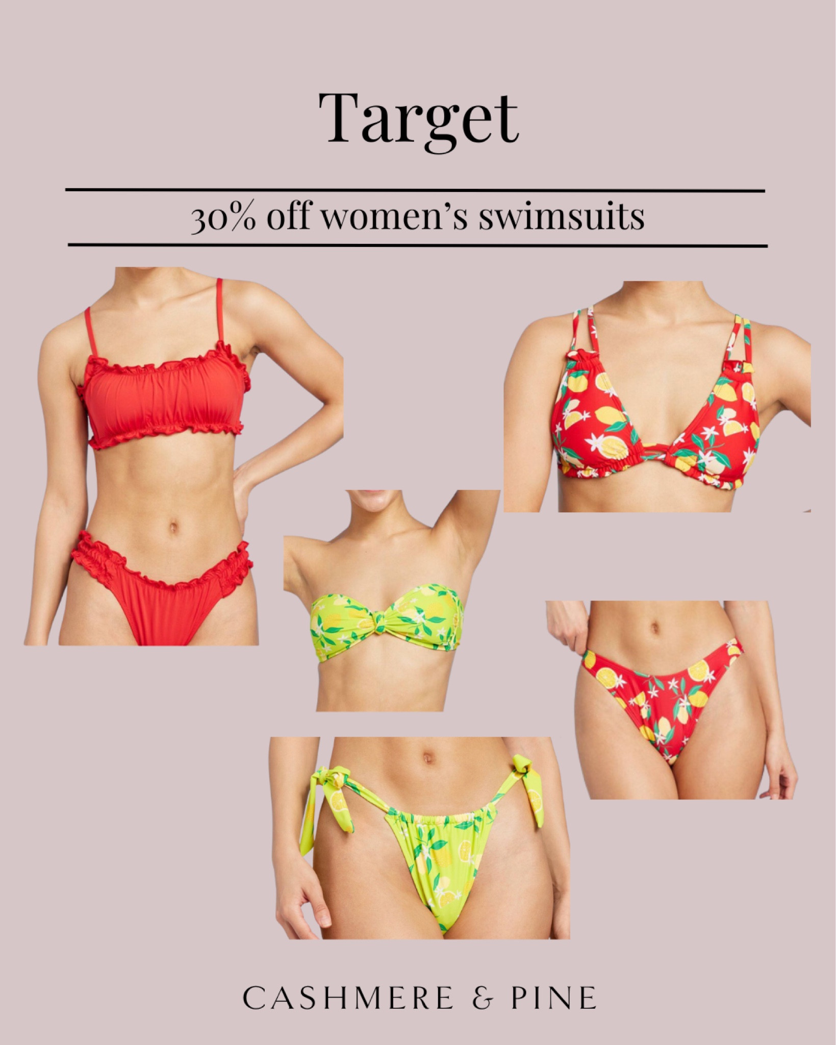Target 30% off women's swimsuits!!

#LTKSeasonal #LTKswim #LTKsalealert