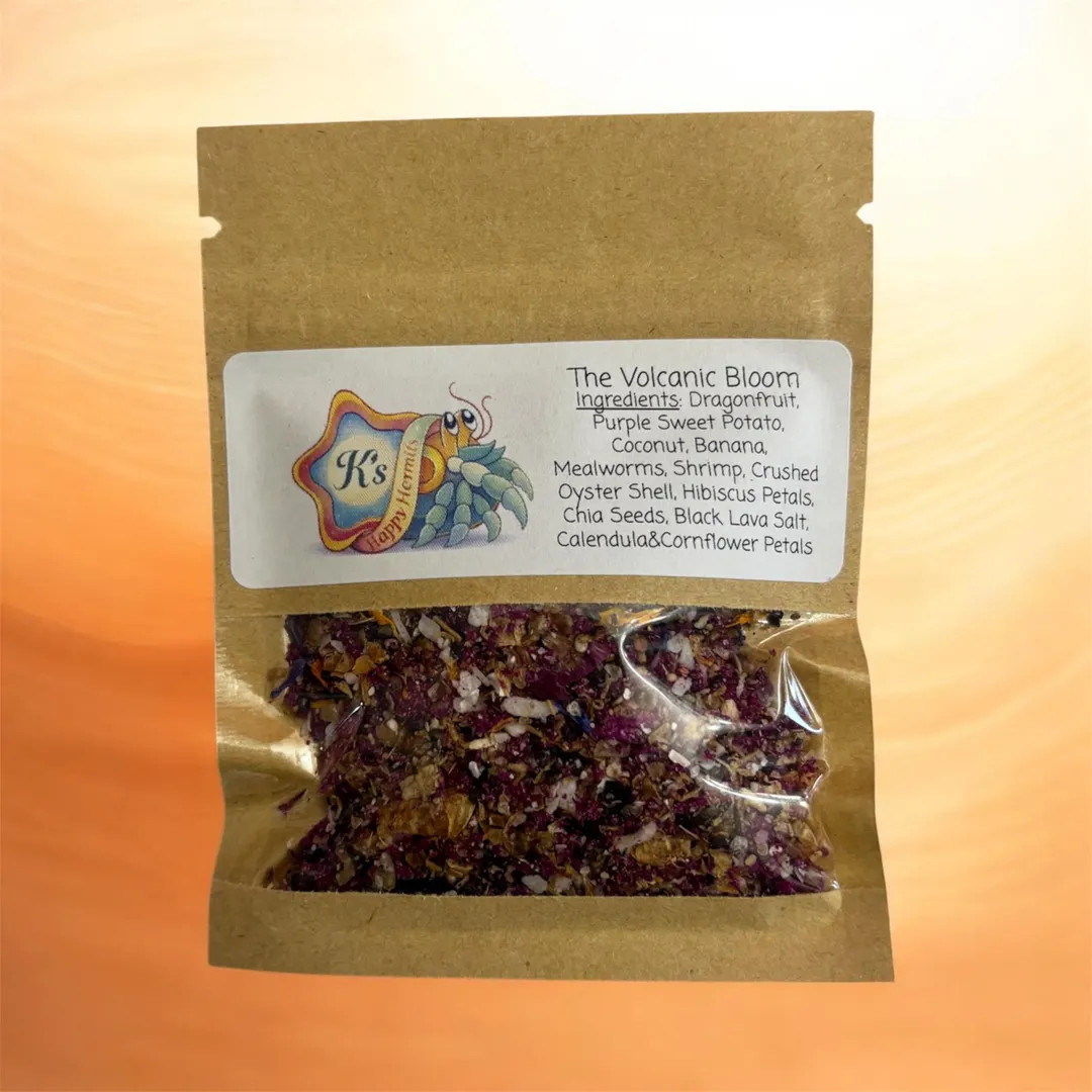 The Volcanic Bloom - Complete Hermit Crab Food W/ Black Lava Salt - Etsy | Etsy (Global)