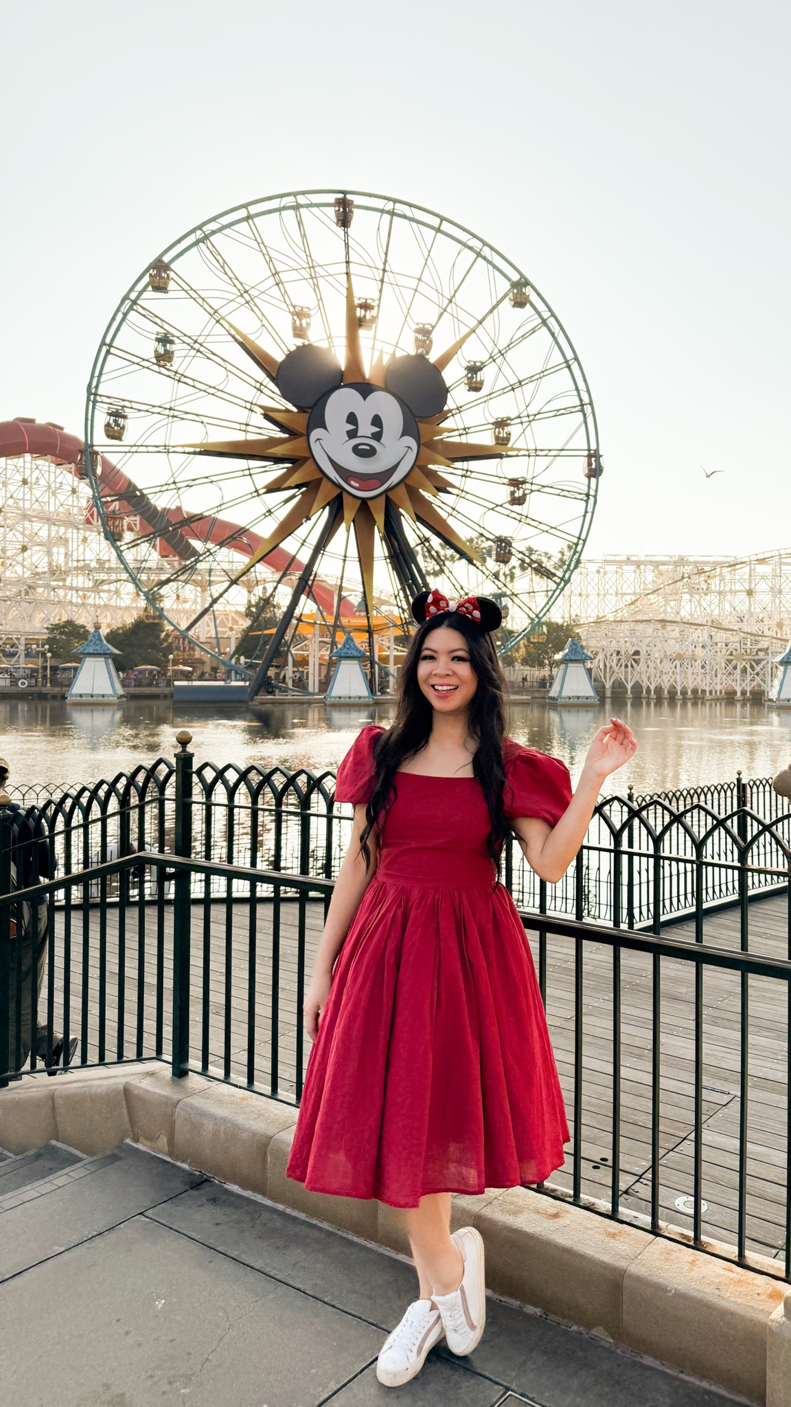 Holiday dress paired with adorable mouse ears! Disney outfit 

#LTKHoliday #LTKTravel #LTKStyleTip