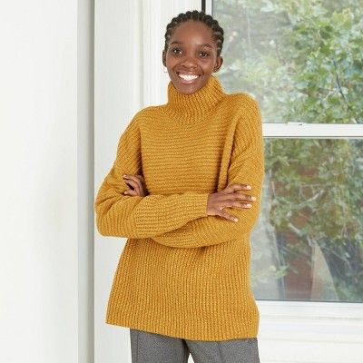 Women's Mock Turtleneck Pullover Sweater - A New Day™ | Target