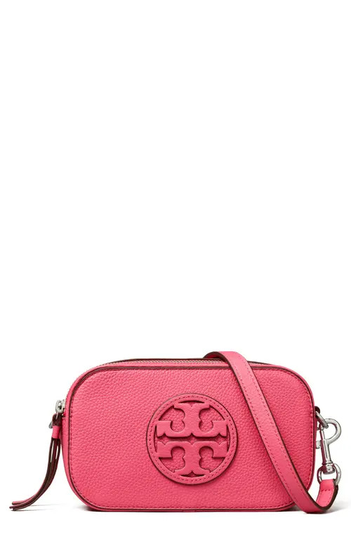 Tory Burch Mini Miller Crossbody Bag in Watermelon Pink at Nordstrom | Nordstrom
