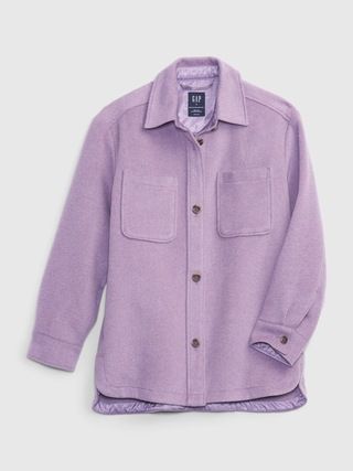 Recycled Wool Shirt Jacket | Gap (US)