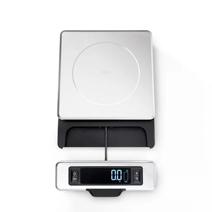 11 lb Stainless Steel Food Scale with Pull out Display | OXO
