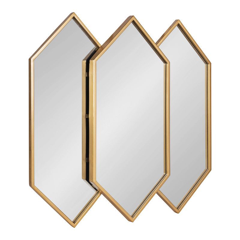 28" x 27" Diaz Framed Wall Mirror Gold - Kate & Laurel All Things Decor | Target