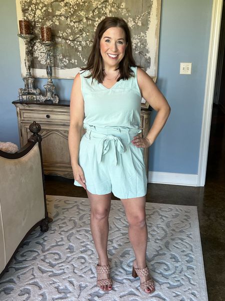 Date Night! 💙 This two piece set from Amazon is perfect for dinner and drinks. I love the mint green color  Dress it up with heels or down with sandals. 

#LTKStyleTip #LTKFindsUnder50 #LTKShoeCrush