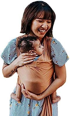 Tuck and Bundle Ezra Baby Wrap - Lightweight Baby Carrier - Sandstone - Best Baby Wrap for Newbor... | Amazon (US)