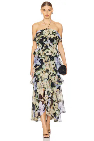 ASTR the Label Elena Dress in Black & White Floral from Revolve.com | Revolve Clothing (Global)