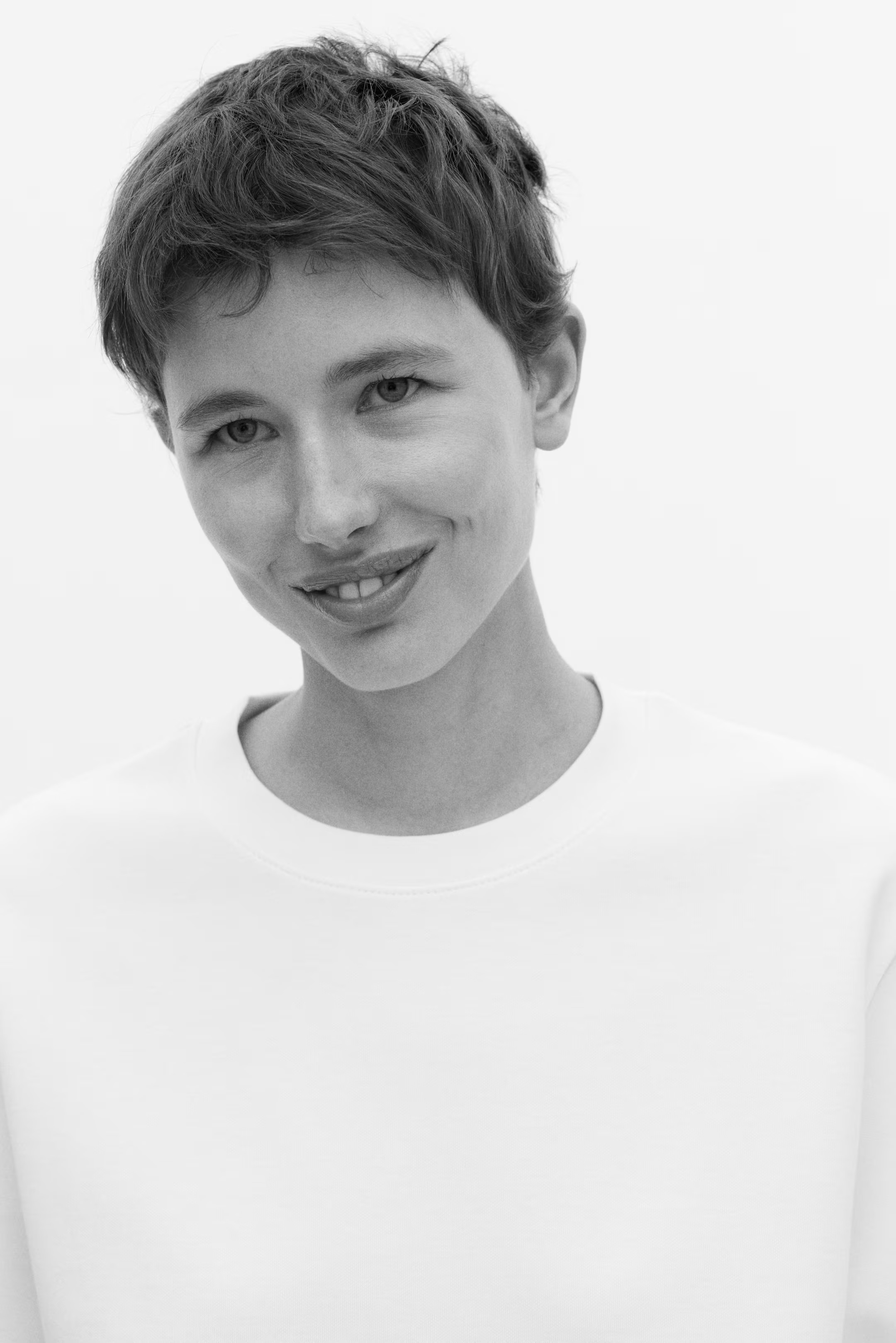 Boxy Interlock T-Shirt | H&M (US + CA)