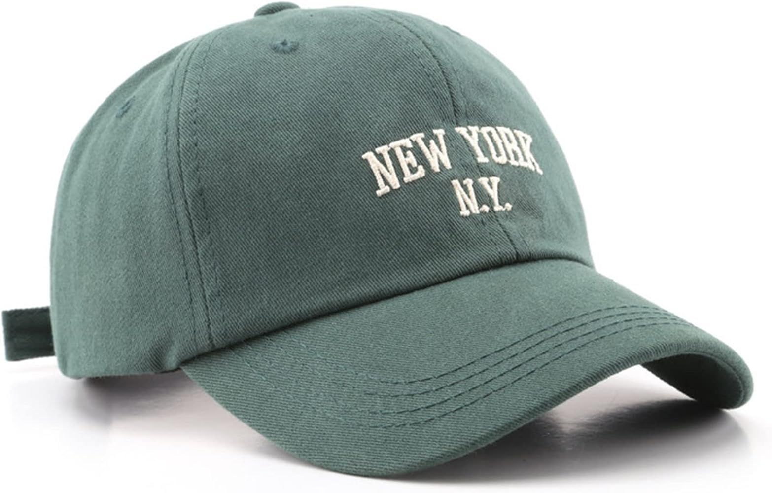 Pure Pang Unisex New York Hat Embroidery Baseball Cap Adjustable Snapback Vintage Washed Dad Hat | Amazon (US)